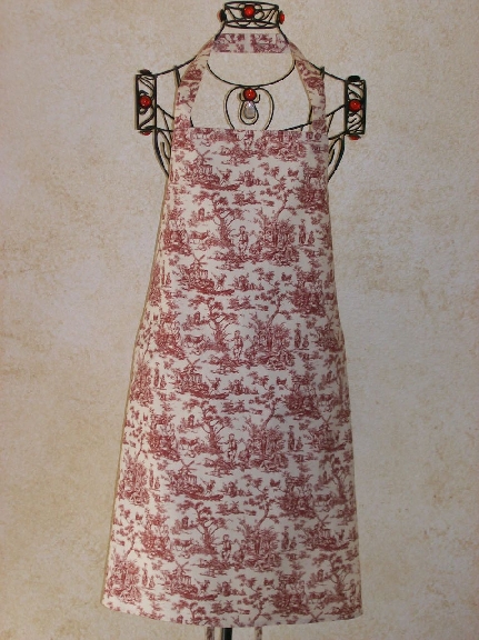 Burgundy Toile Apron (1)_0.jpg